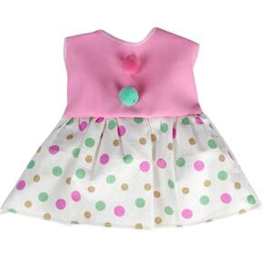 Roupa para Boneca - Kit Vestido Floral - Veste Bonecas tipo Baby