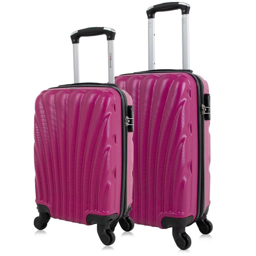 Kit mala de viagem PP e P Dizy Pink Swiss Move