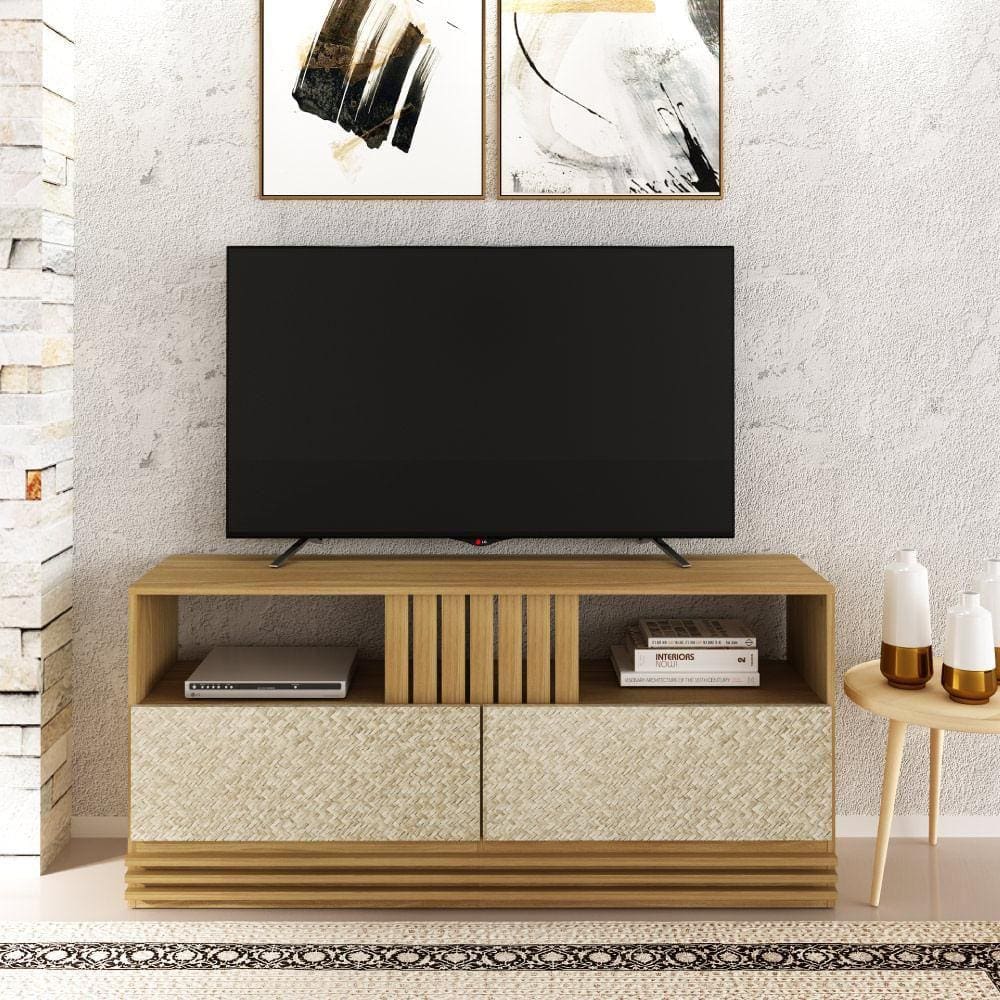 Rack para TV de até 42 - Natural/Palha