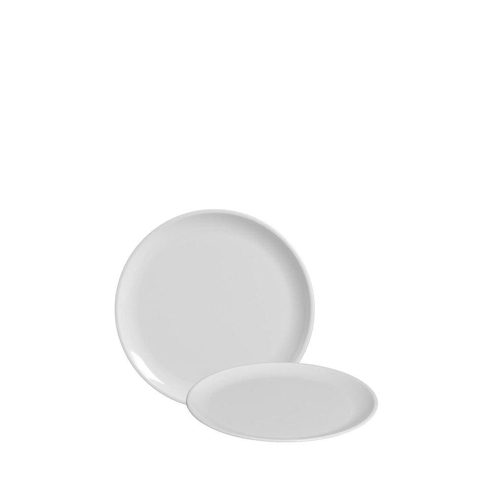 Kit 10 Bandeja Prato Redondo Servir Bolo Festa Branco 270mm