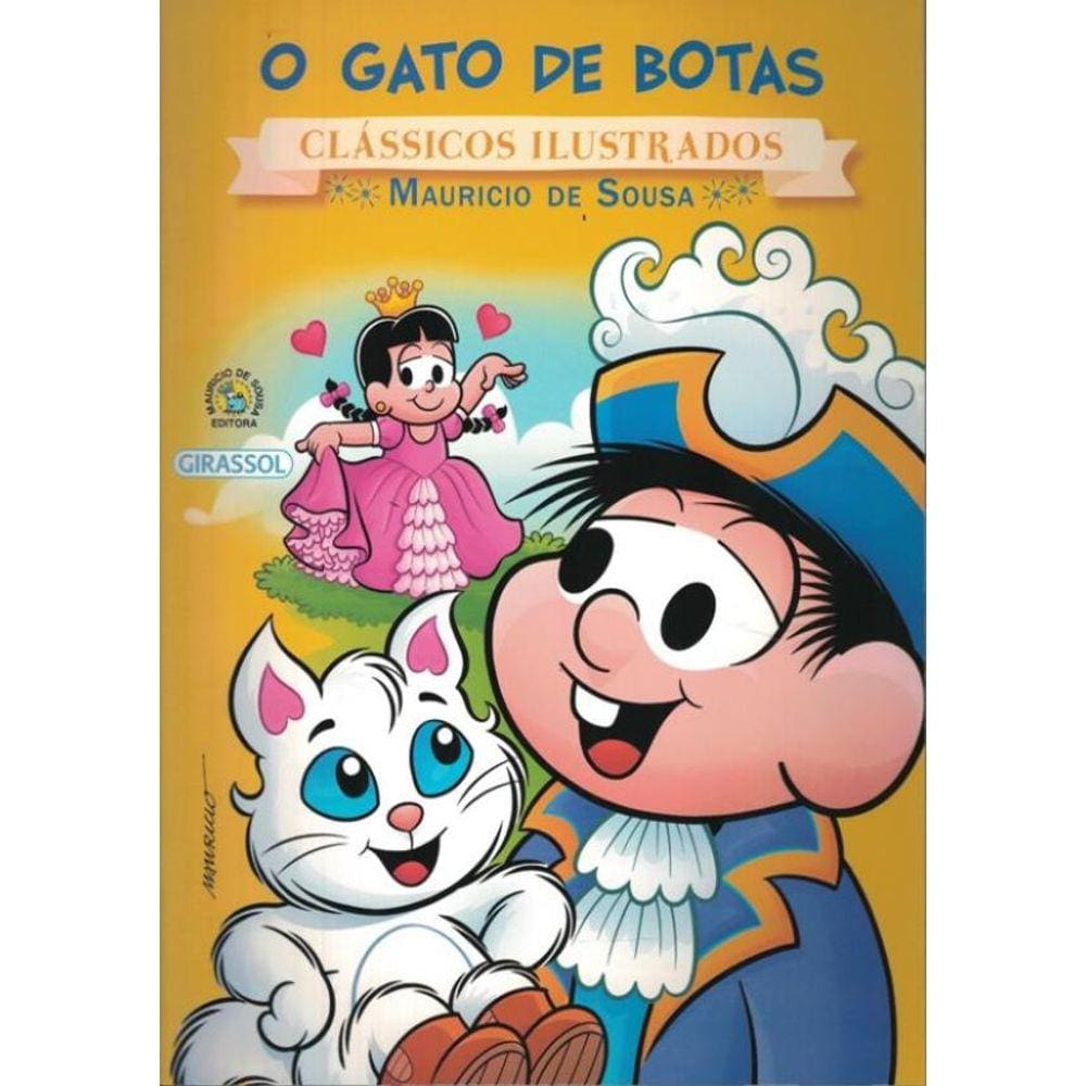 Turma Da Monica - Novo Classicos Ilustrados - O Gato De Botas