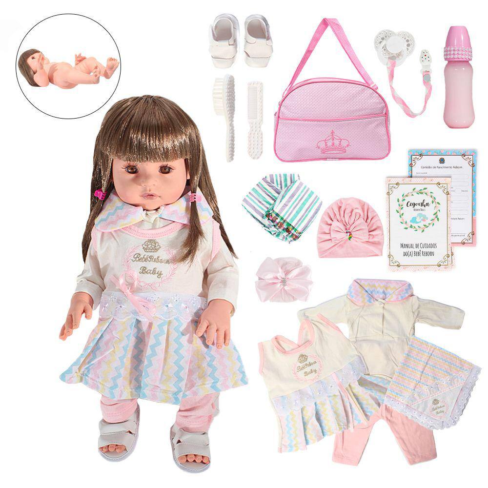 A boneca bebe reborn barata100 reais menino barata por 100 reais extra, extra