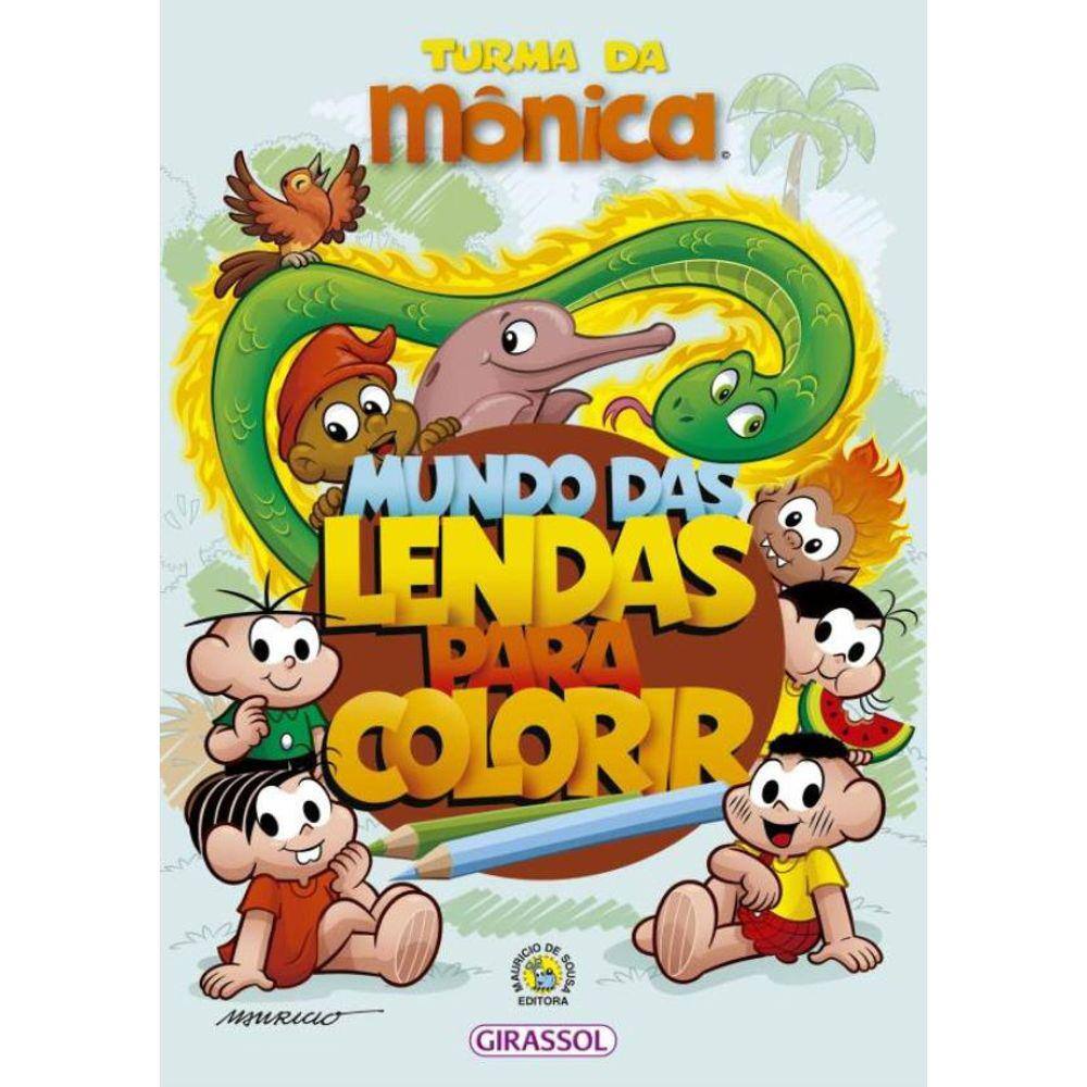 Turma Da Monica - Mundo Das Lendas Para Colorir