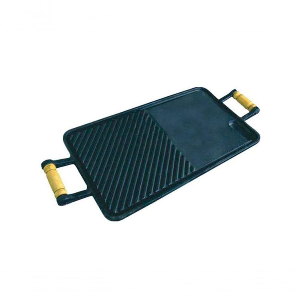 Chapa Lisa/frisada De Ferro Fundido - Medidas 25x45cm