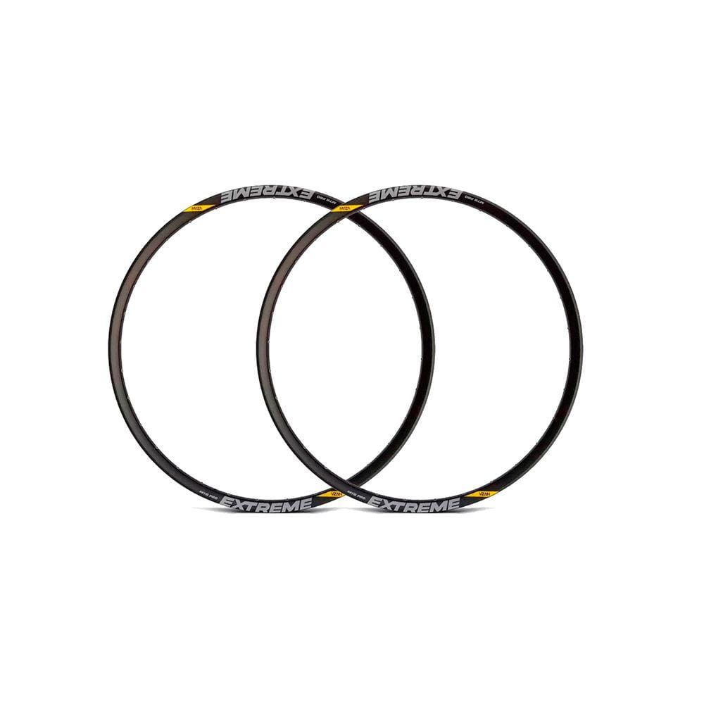 Kit 2 Folhas Rodas Mtb 26/32 Furos Freio A Disco Válvula Presta Fina Tubeless Ready Extreme Pro Vzan