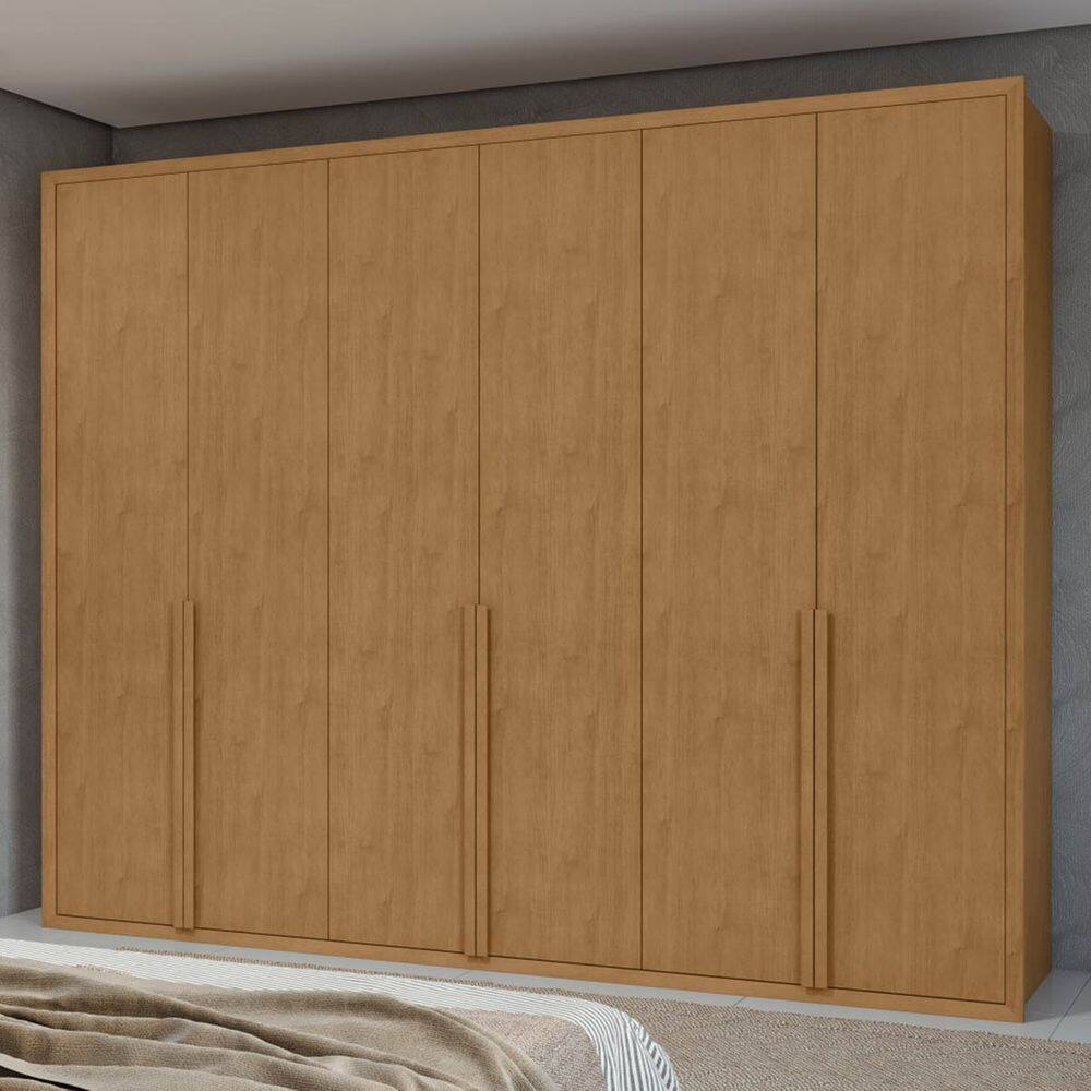 Guarda-Roupa Casal 6 Portas 5 Gavetas Únique Lopas