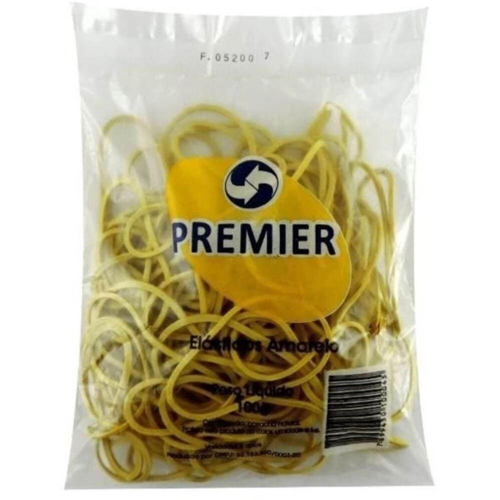 Elástico Ou Borrachinha Para Dinheiro 120 Unidades Pacote Com 100g Premier