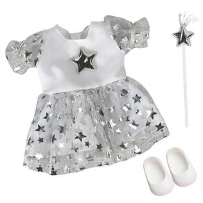 Kit roupa boneca para baby alive - fantasia princesa - casinha 4