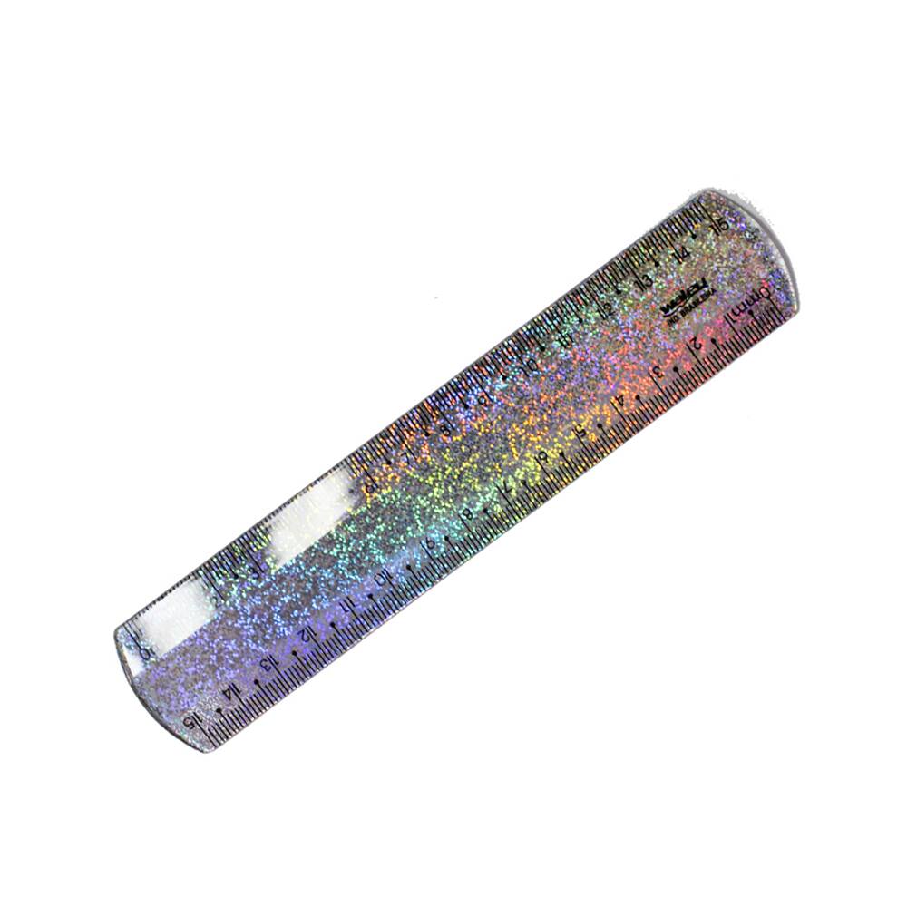 Régua New Line Holográfica Glitter 15cm