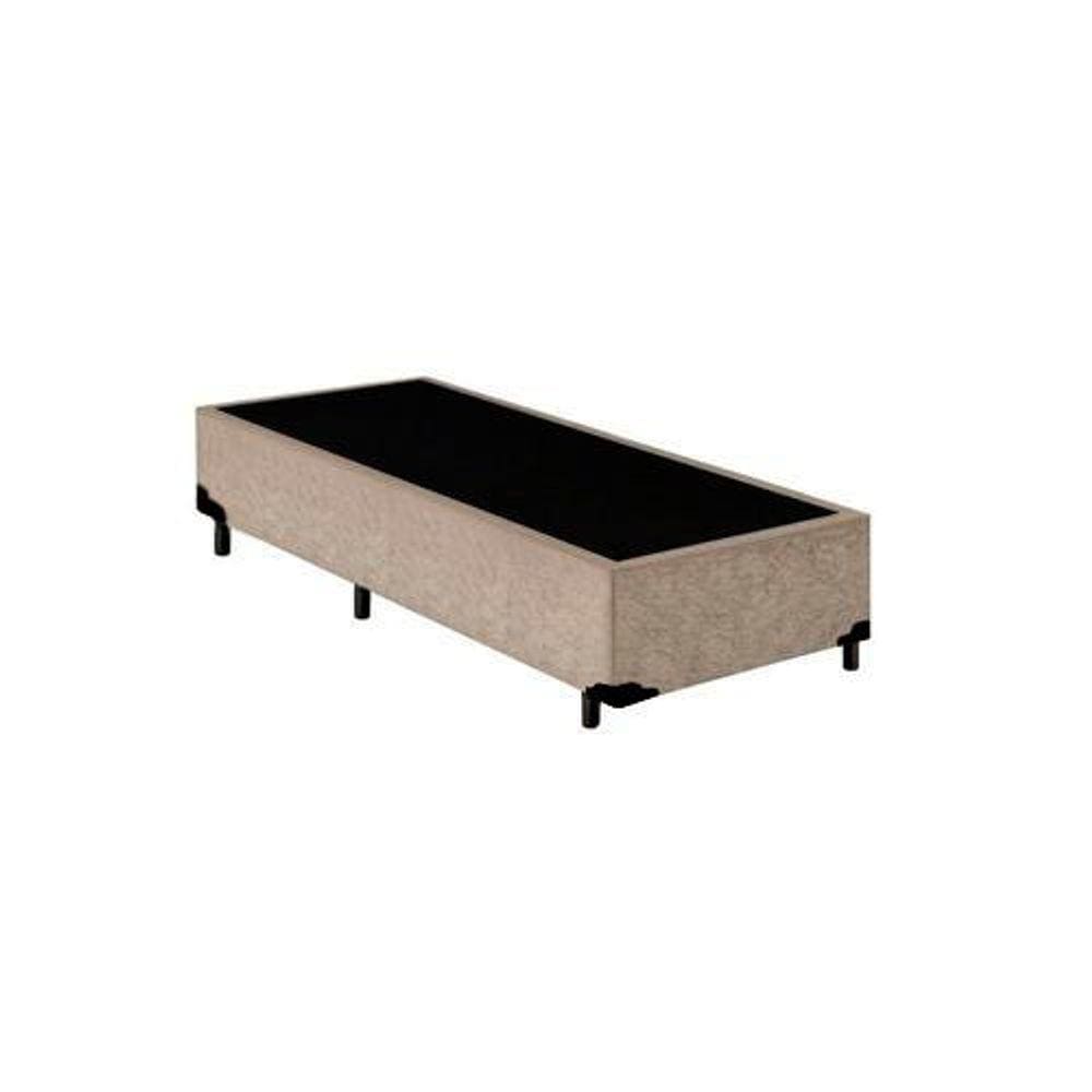 Cama Box Solteiro 88 - Bello Box - Suede Bege