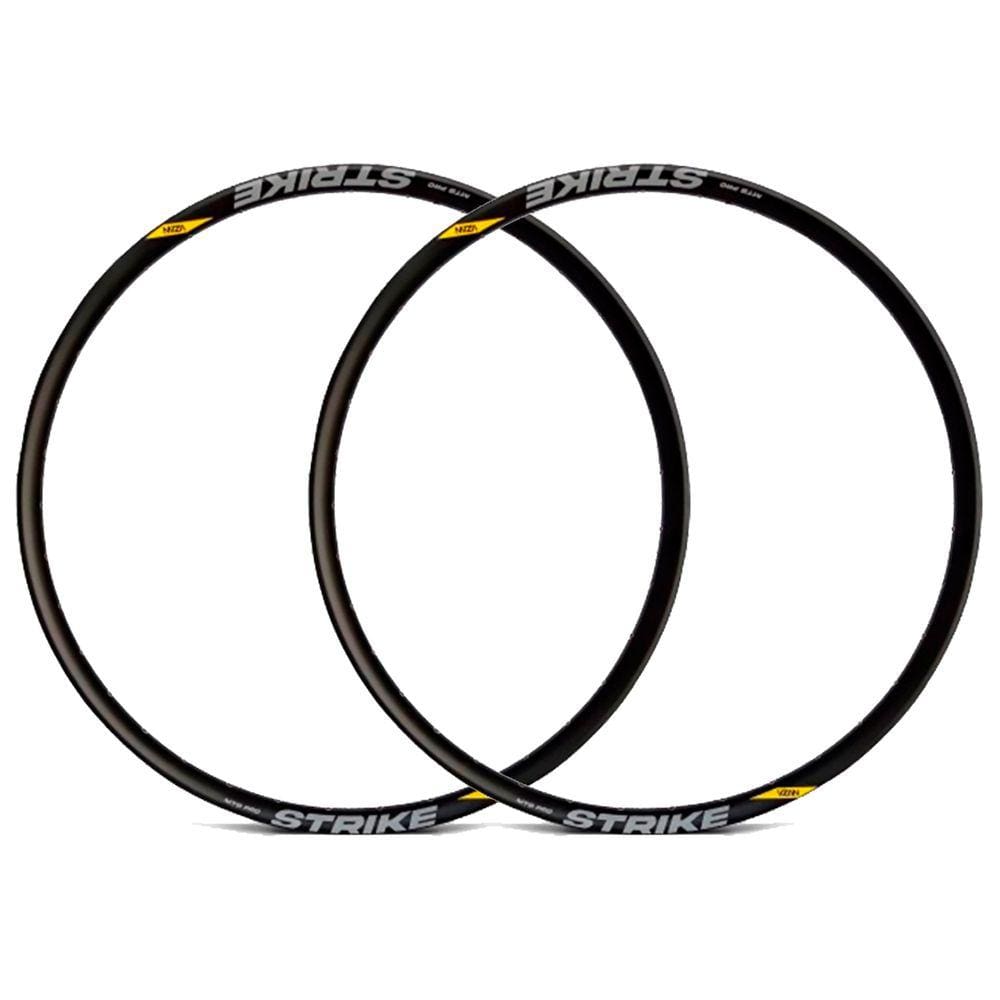 Kit 2 Aros Rodas 29/32 Furos Tubeless Ready Cross Country Enduro Valvula Presta Strike Pro Vzan