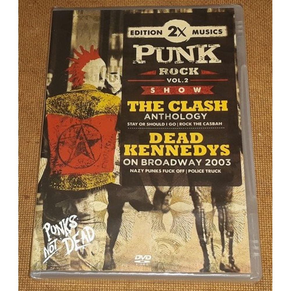 DVD The Clash Dead Kennedys 2x Musics Punk Rock vol.2