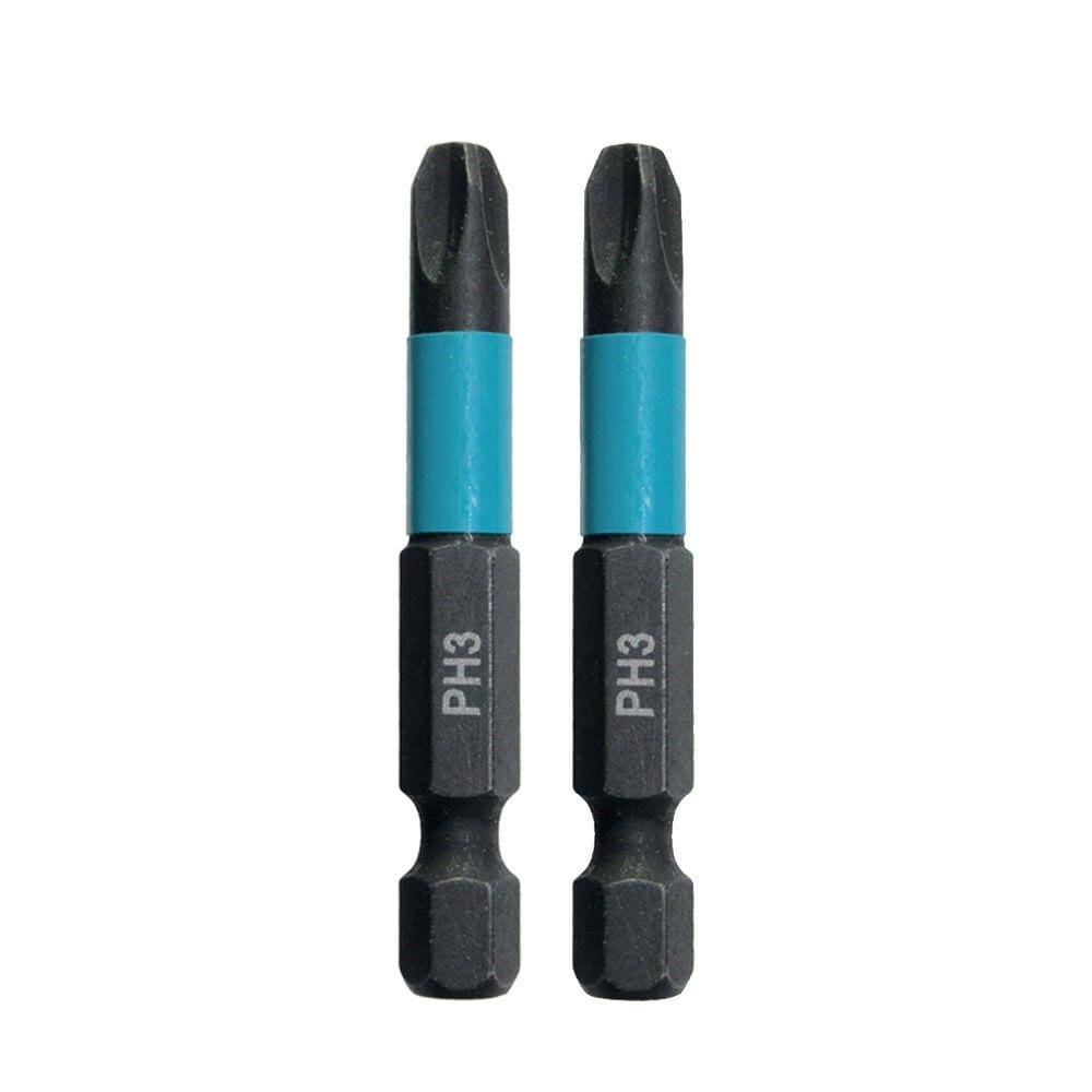 Jogo de Bits de Impacto 1/4" PH3 com 2 Unidades Makita