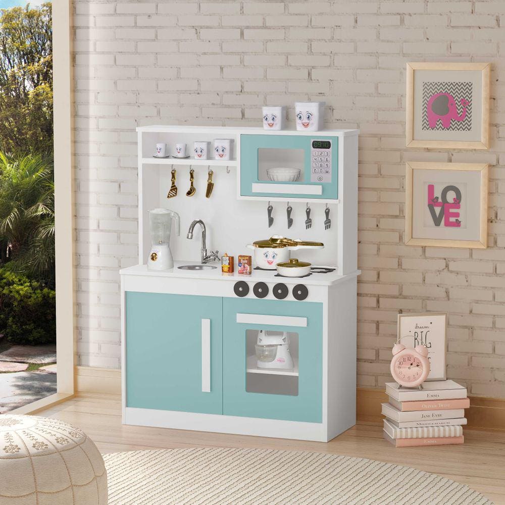 Cozinha Infantil Perfeita MDF Menta