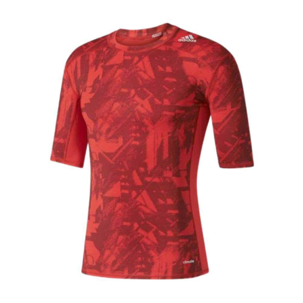 Camisa Compressão Adidas Techfit Graphic Run Térmica Bk1197