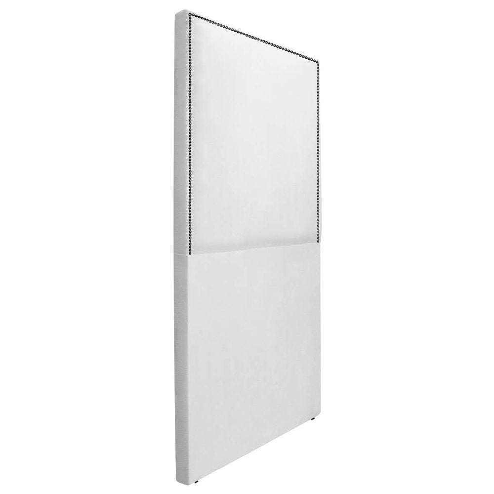 Cabeceira Solteiro Bali 90 Cm Cama Box Corano Branco