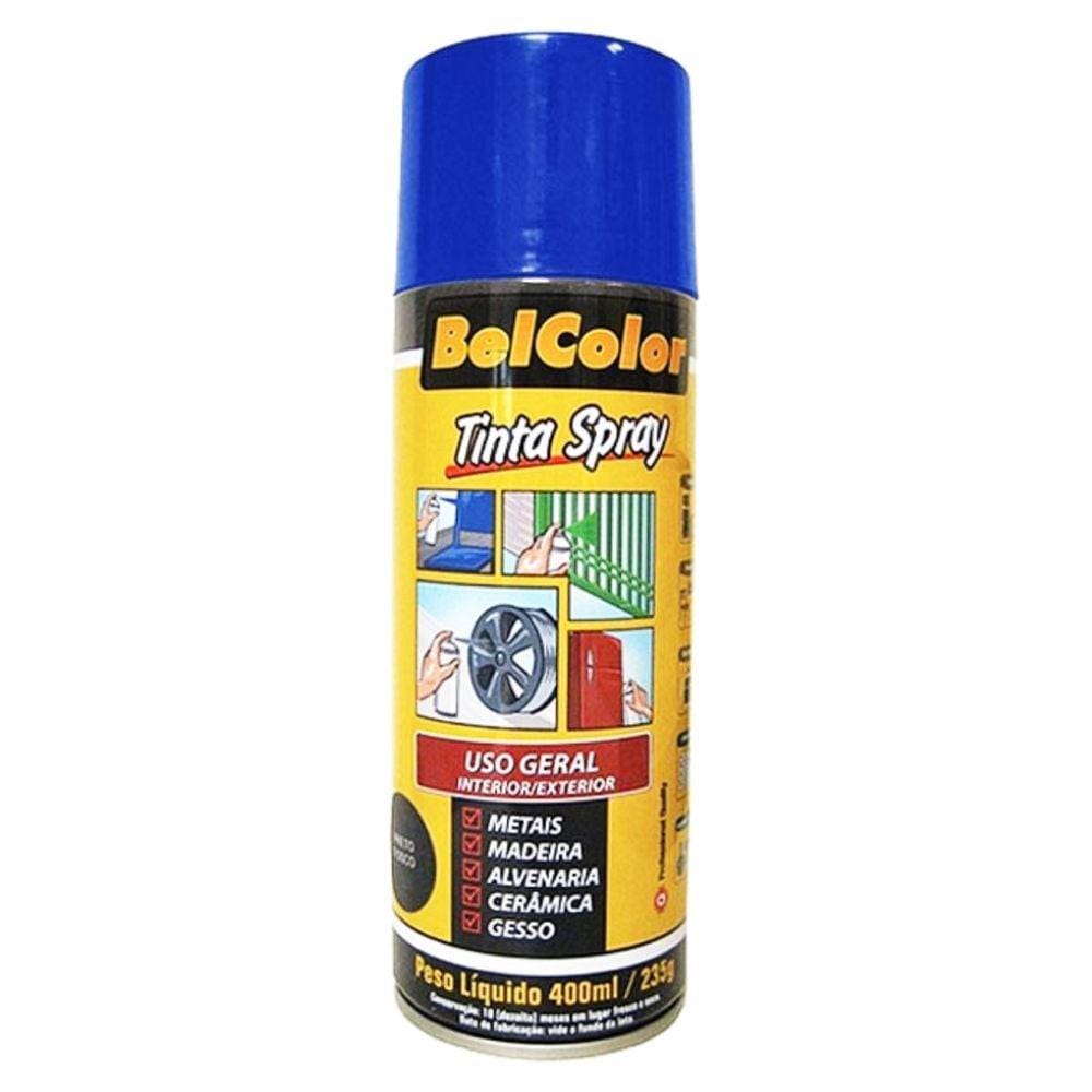 Tinta Spray Uso Geral 400ml Azul Escuro Beltools