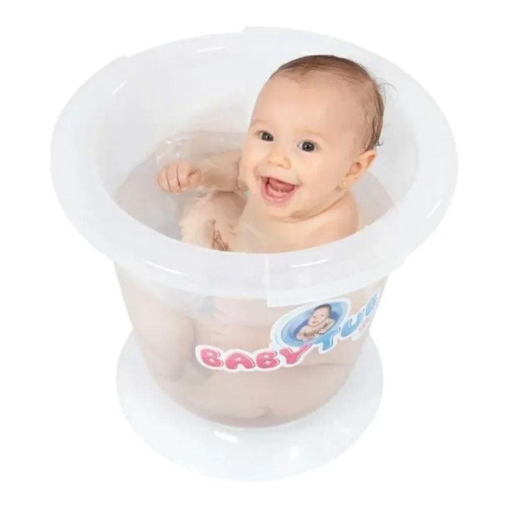 Banheira Ofurô Tradicional 0-6meses Transparente Baby Tub