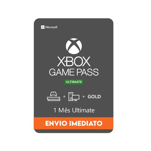 Xbox Game Pass Ultimate - Assinatura 1 Mês - Escorrega o Preço