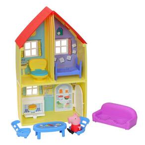 Brinquedo Casa Peppa Pig Quarto Sala Cozinha Banheiro Movéis