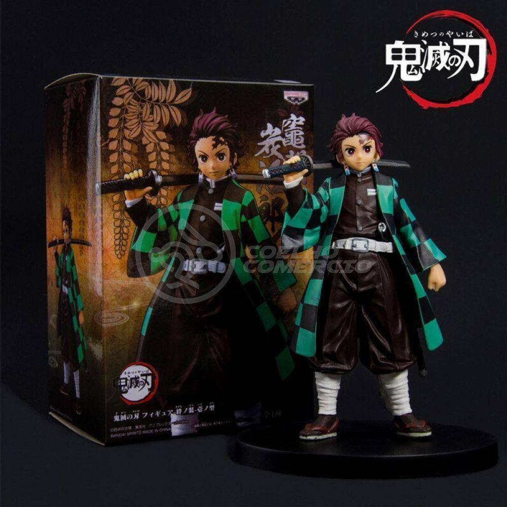 Action Figure Boneco Tanjiro Kamado Demon Slayer 14cm