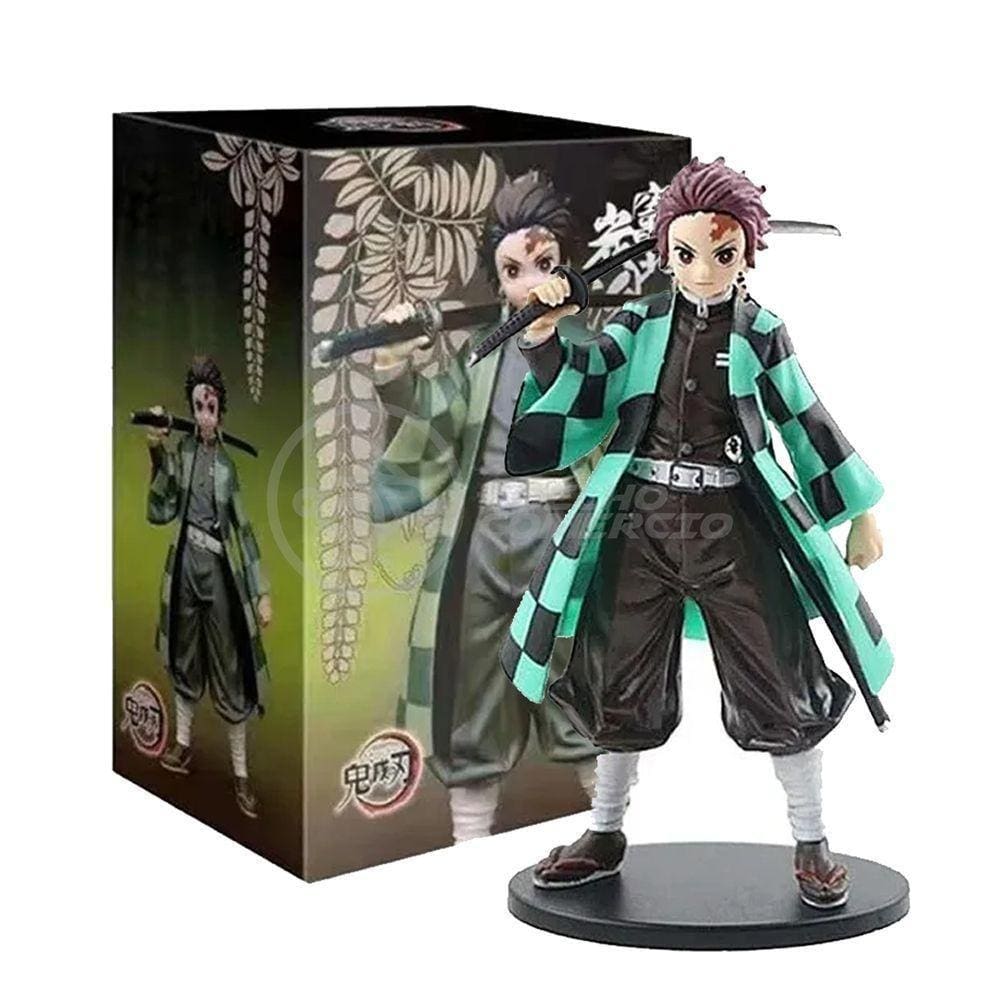 Action Figure Boneco Tanjiro Kamado Demon Slayer 14cm