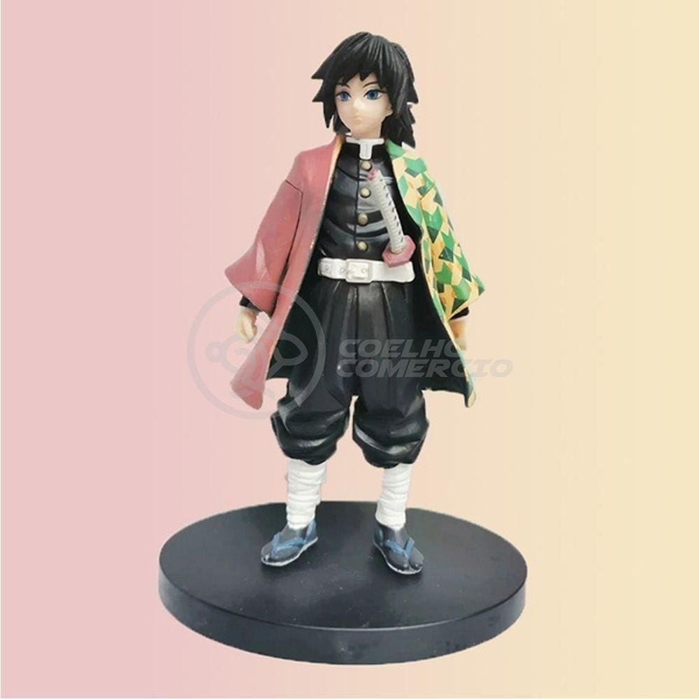 Action Figure Tomioka Giyu Pilar Da Agua Demon Slayer 14cm