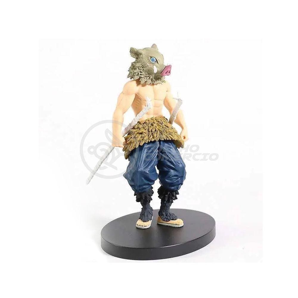 Action Figure Boneco Inosuke Hashibira Demon Slayer 14cm
