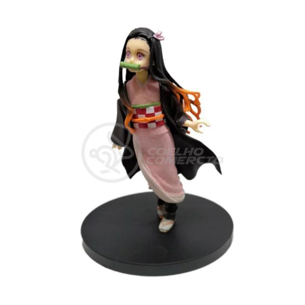 Action Figure Boneco Oni Nezuko Kamado Demon Slayer 14cm