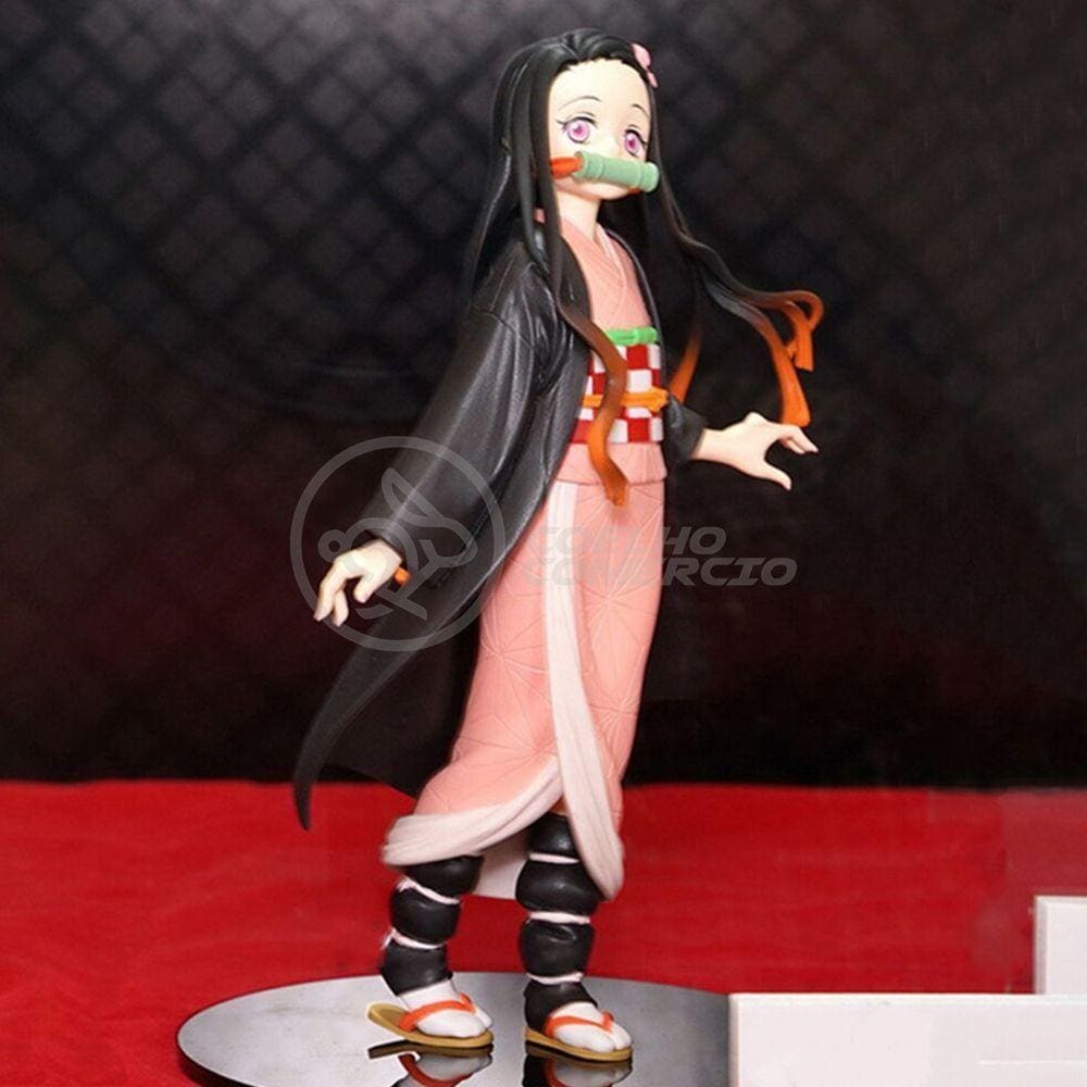 Action Figure Boneco Oni Nezuko Kamado Demon Slayer 14cm