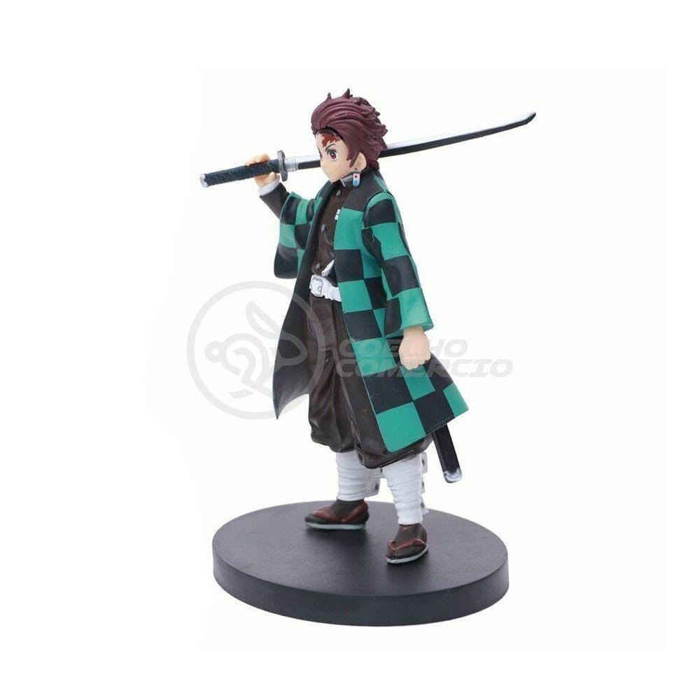 Action Figure Boneco Tanjiro Kamado Demon Slayer 14cm