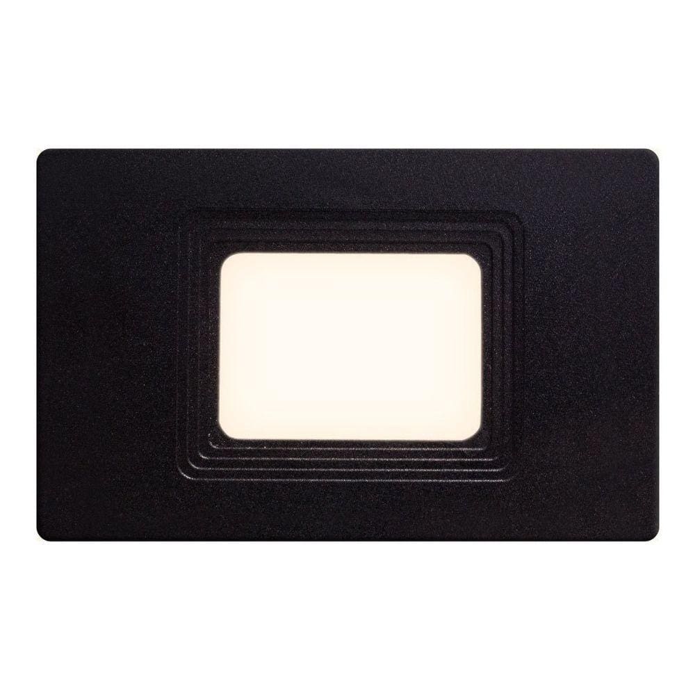 Balizador Embutido Abs Preto + Led 3W Bq 220V St1427