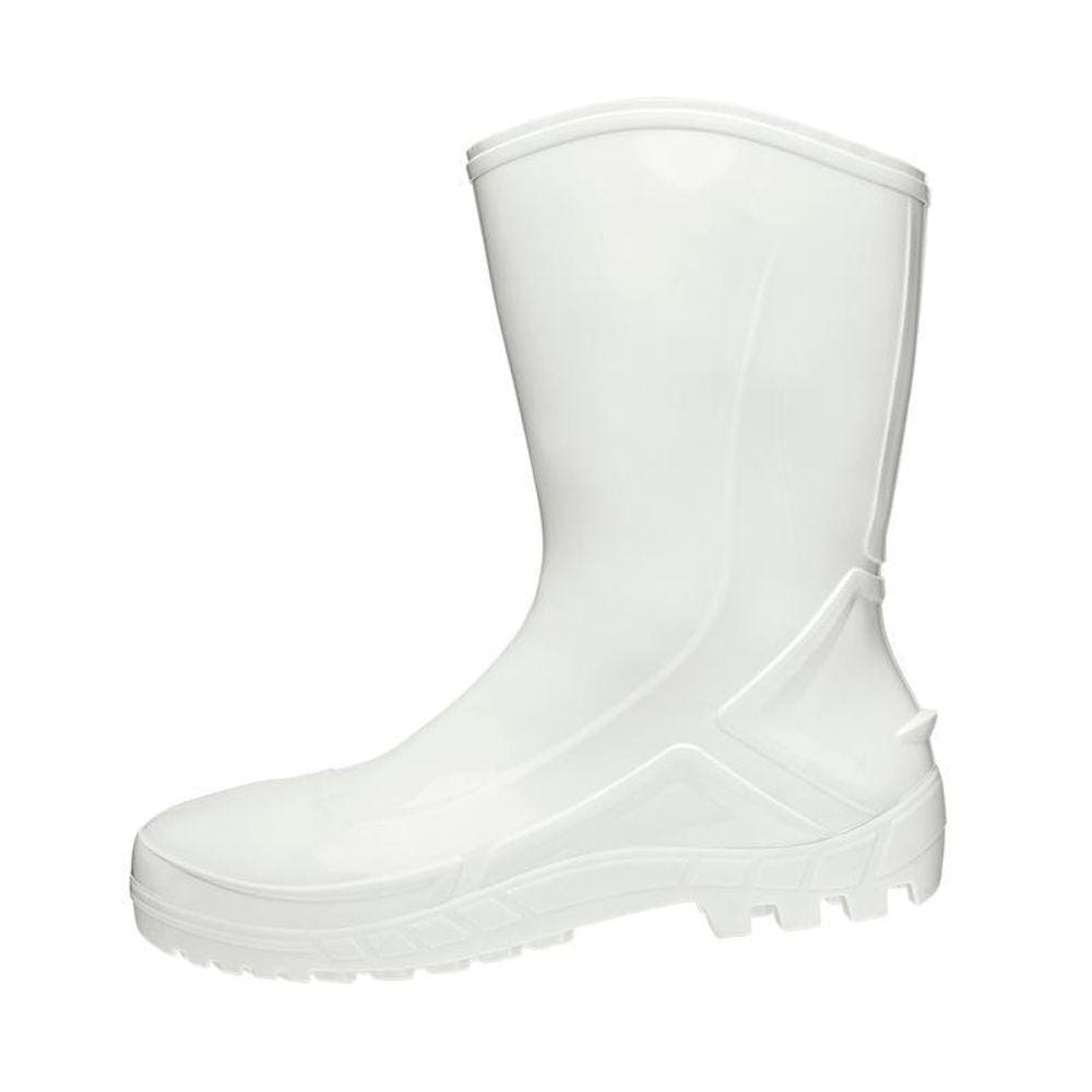 Bota Vulcaflex Branca Pvc Cano Médio C/Forro 37