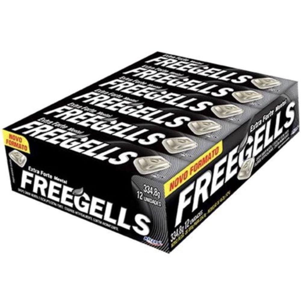 Bala Drops Freegells Extra Forte Riclan Caixa C/12 unids