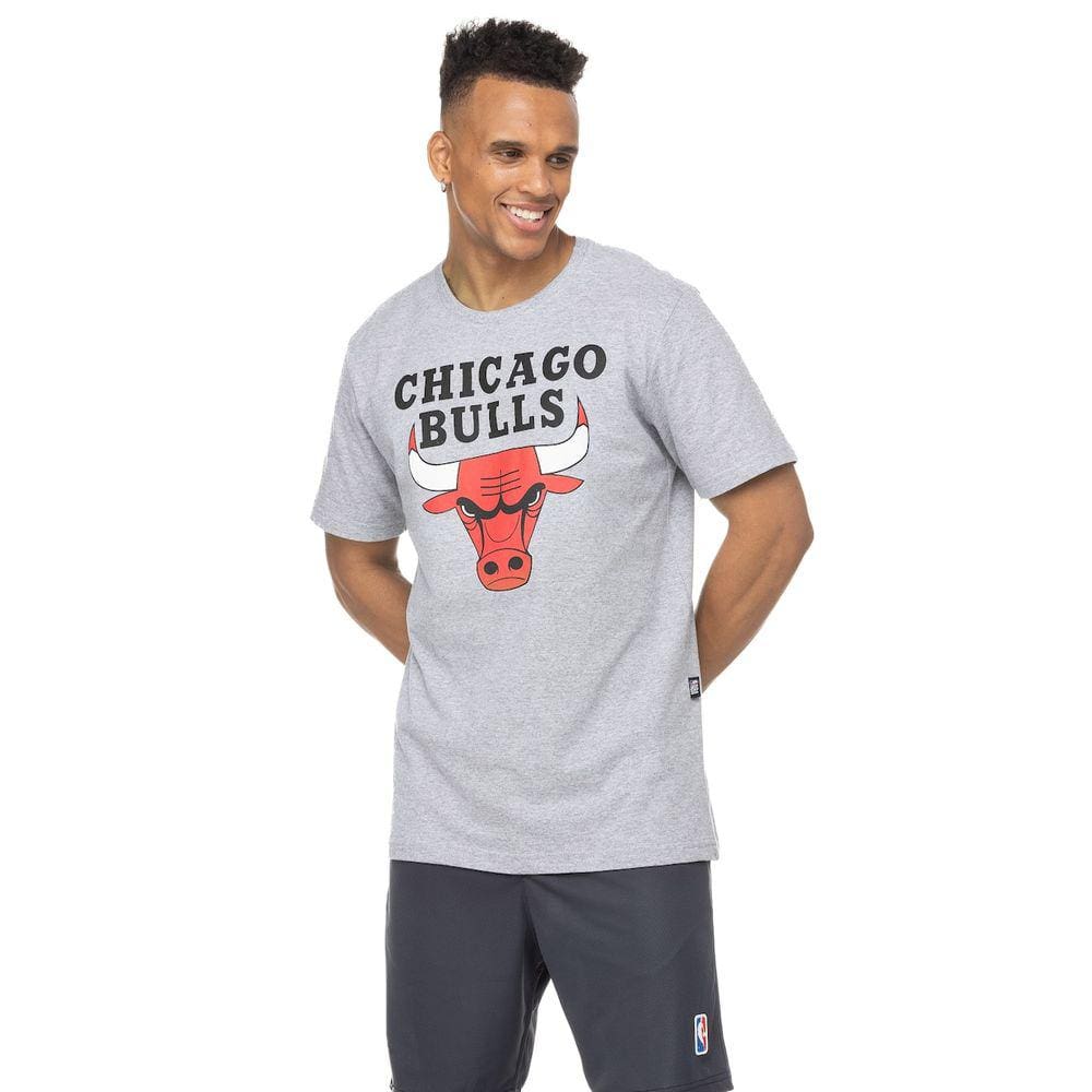 Camiseta Chicago Bulls NBA Manga Curta Estampada - Masculina