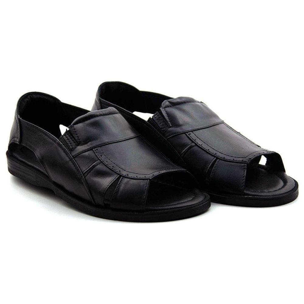 Sandália masculina couro 37/43 Italianinho