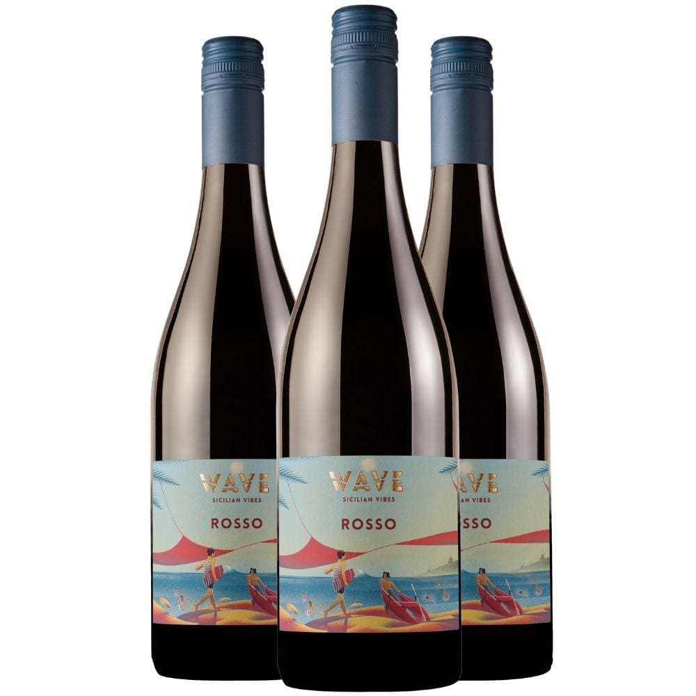 Vinho Tinto WAVE ROSSO Blend 750ml (3 unidades)