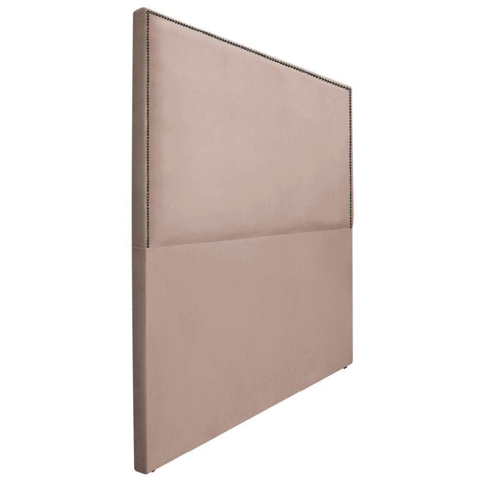 Cabeceira Queen Bali 160 Cm Cama Box Suede Rosê