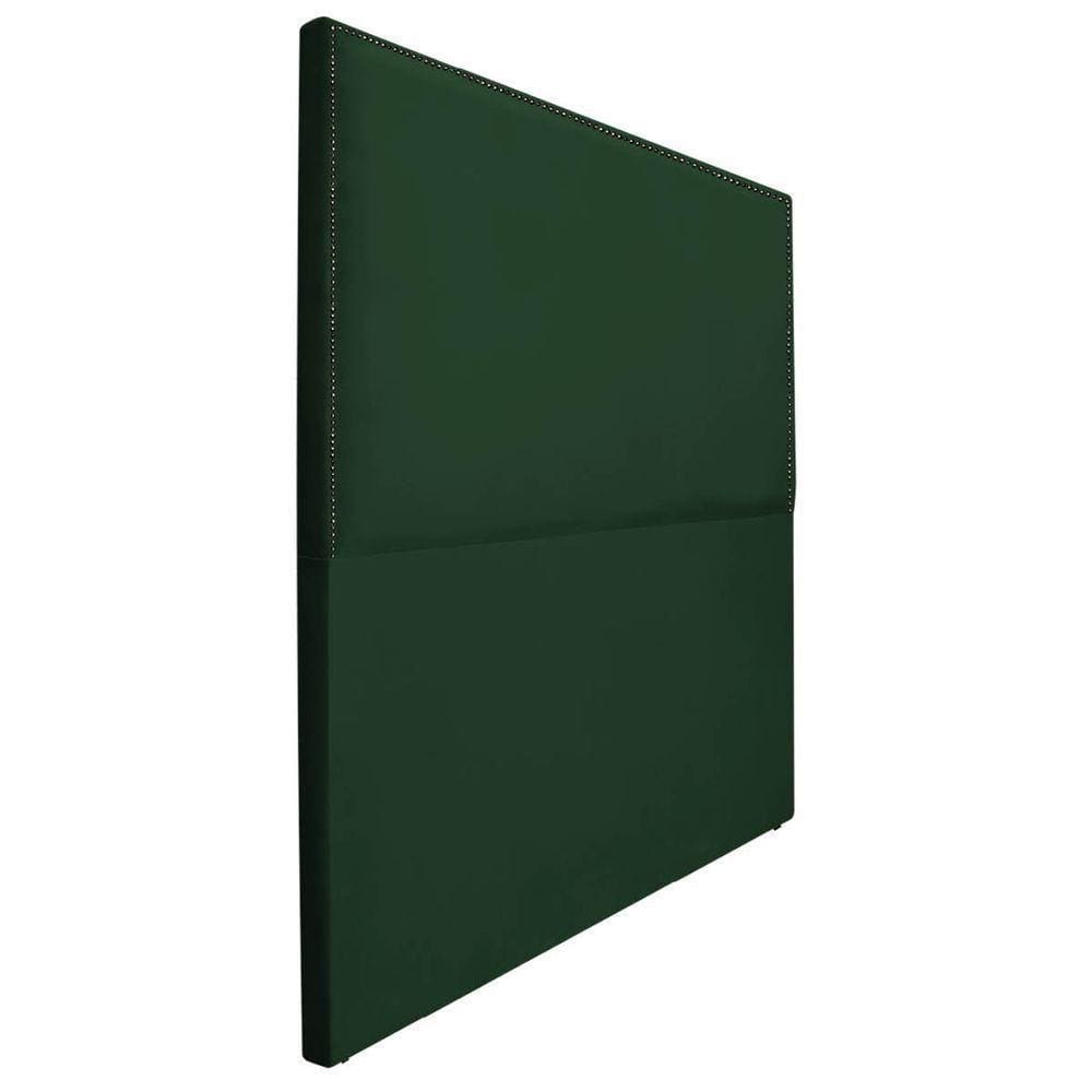 Cabeceira Queen Bali 160 Cm Cama Box Suede Verde