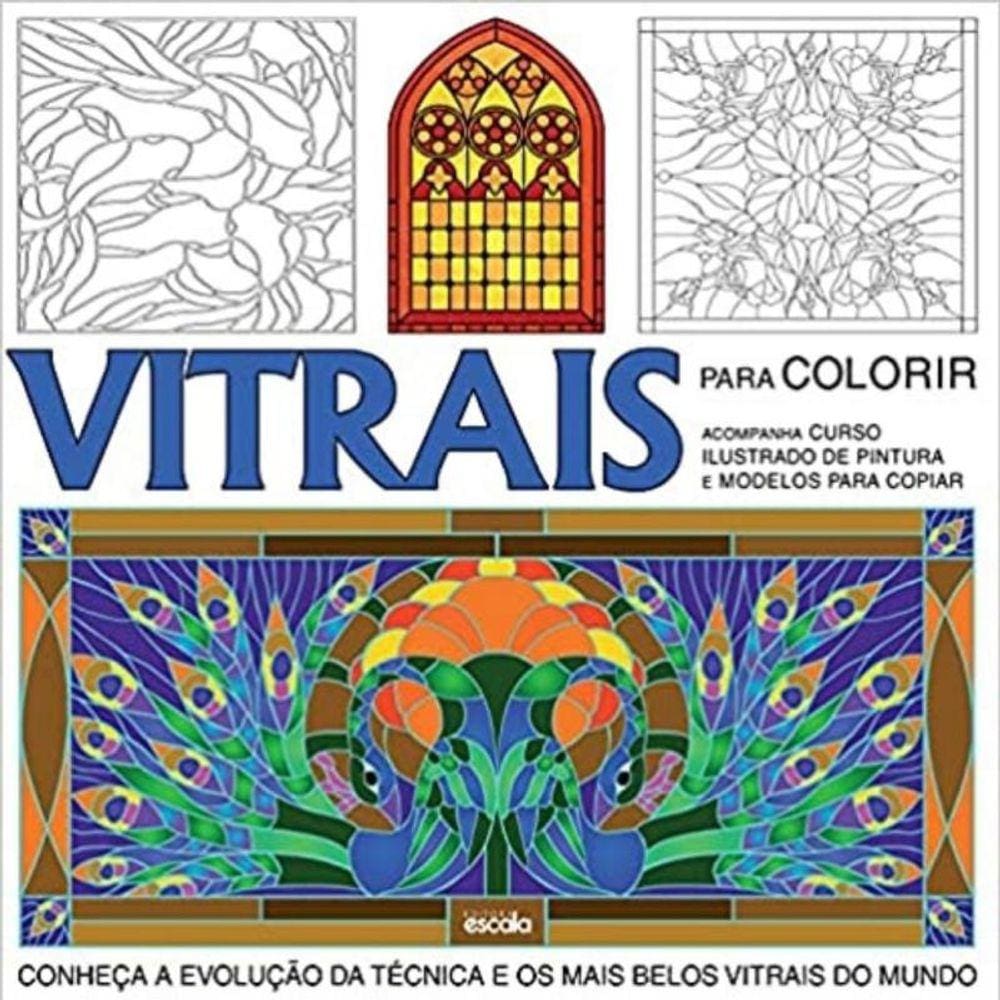 Vitrais Para Colorir
