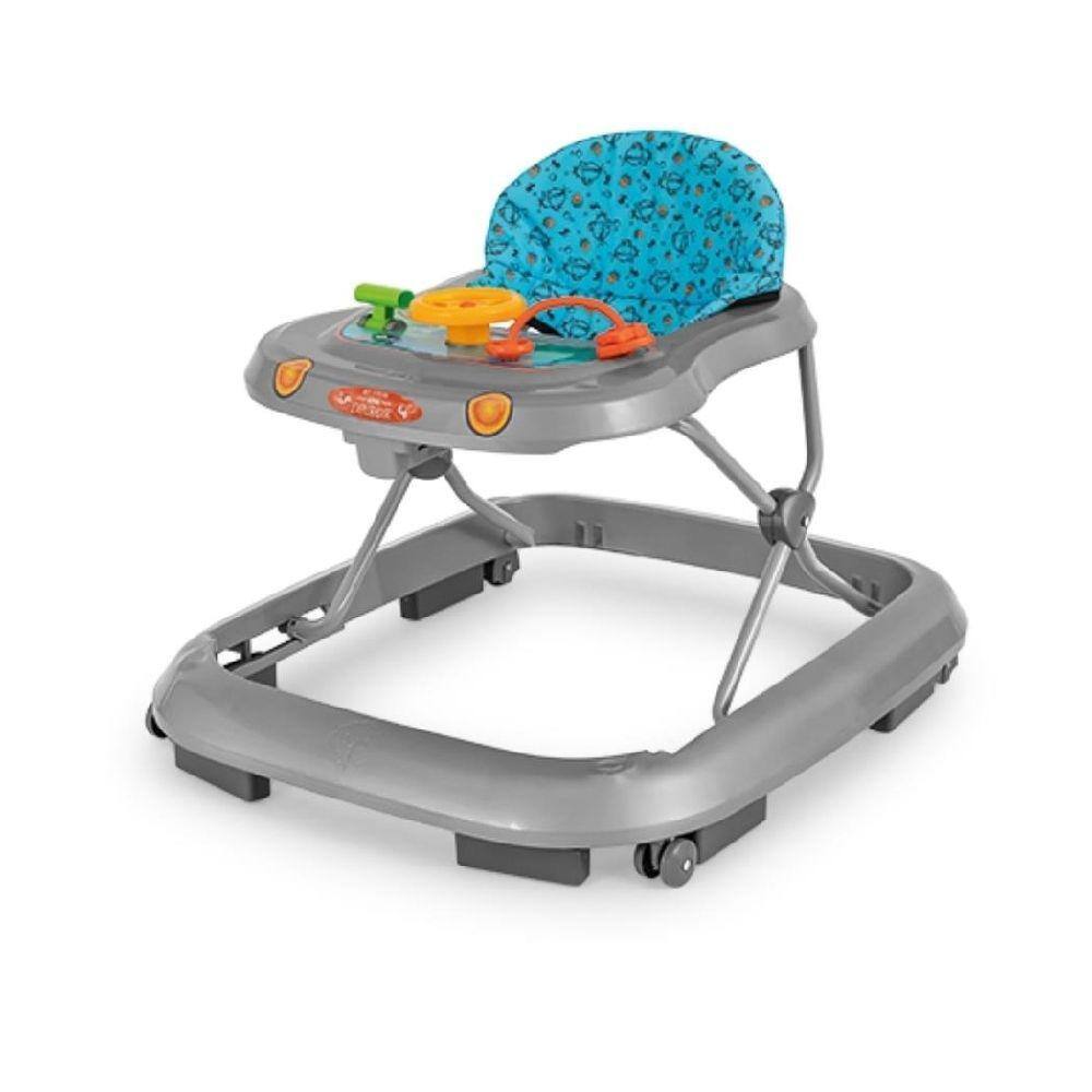 Andador Infantil Tutti Baby com Regulagem de Altura Acqua Cinza SE