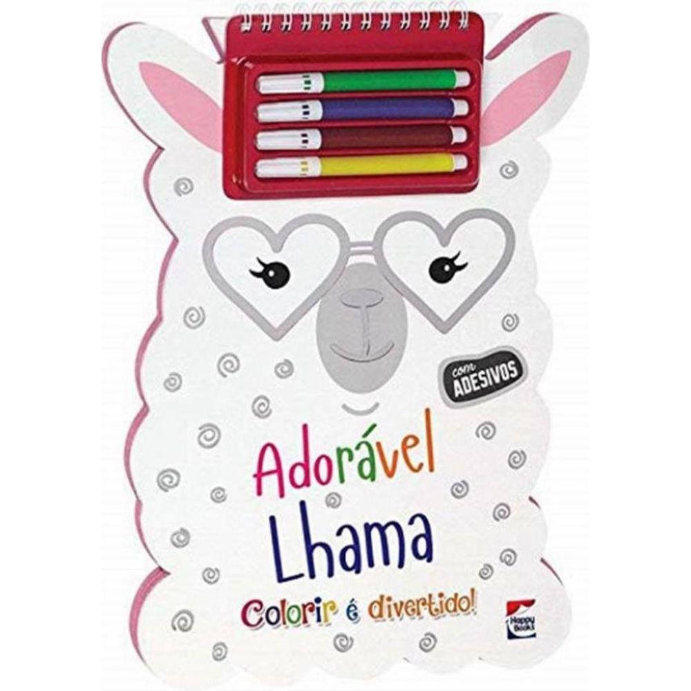 Adoravel Lhama - Colorir E Divertido!