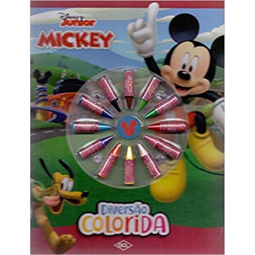 Colorir Mickey Cores Diversao Colorida