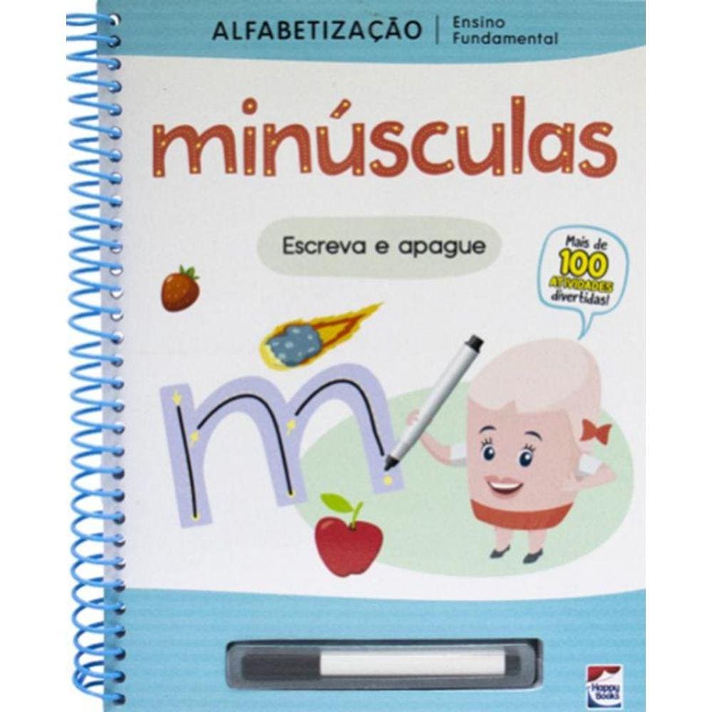 Ensino Fundamental Alfabetizacao Escreva E Apague - Minusculas