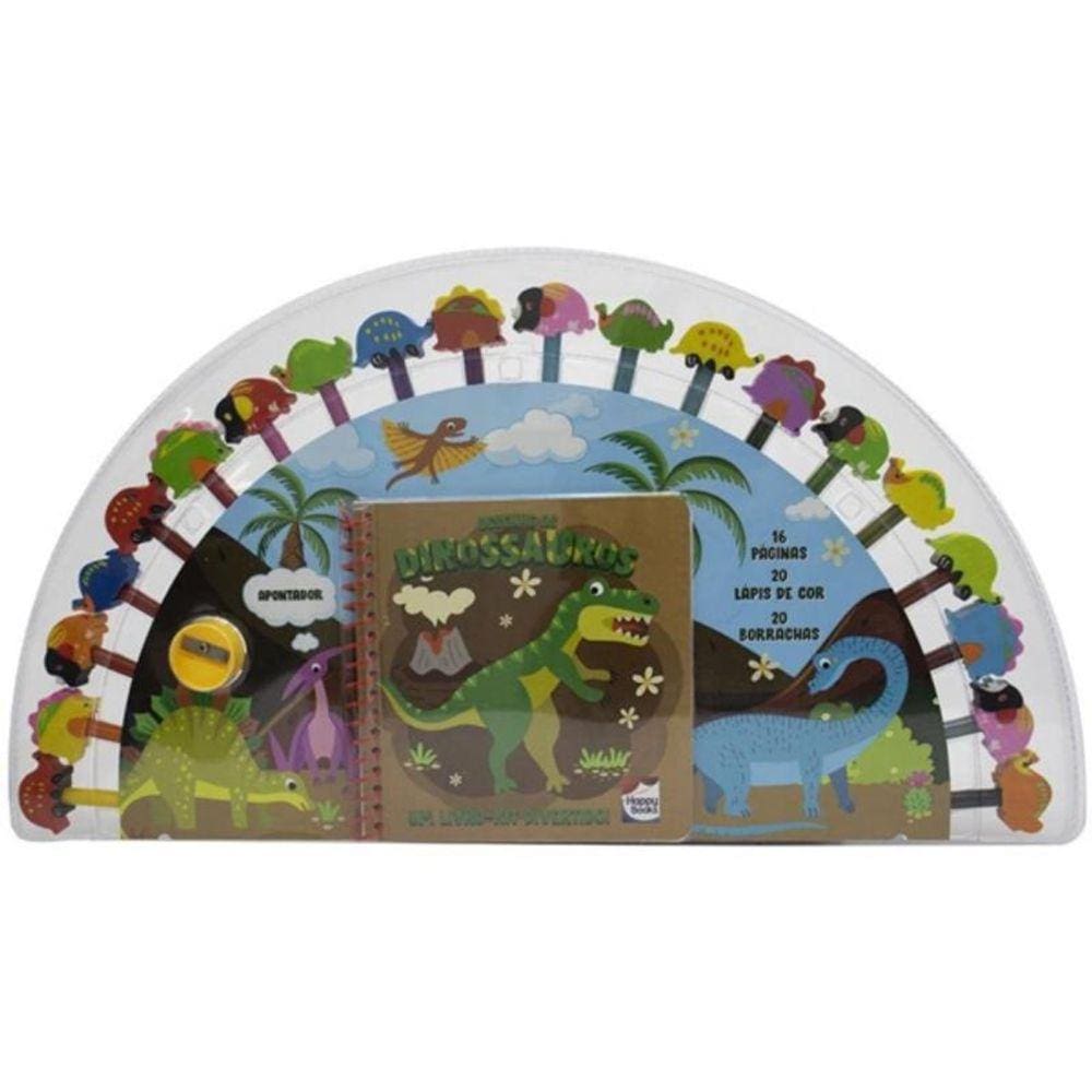 Livro-Kit Divertido! Desenhe Os Dinossauros, Um