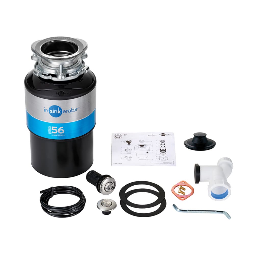 Triturador de Resíduos Alimentares InSinkErator Modelo 56 220V com Potência de 0,55HP para Cubas de 4.1/2"