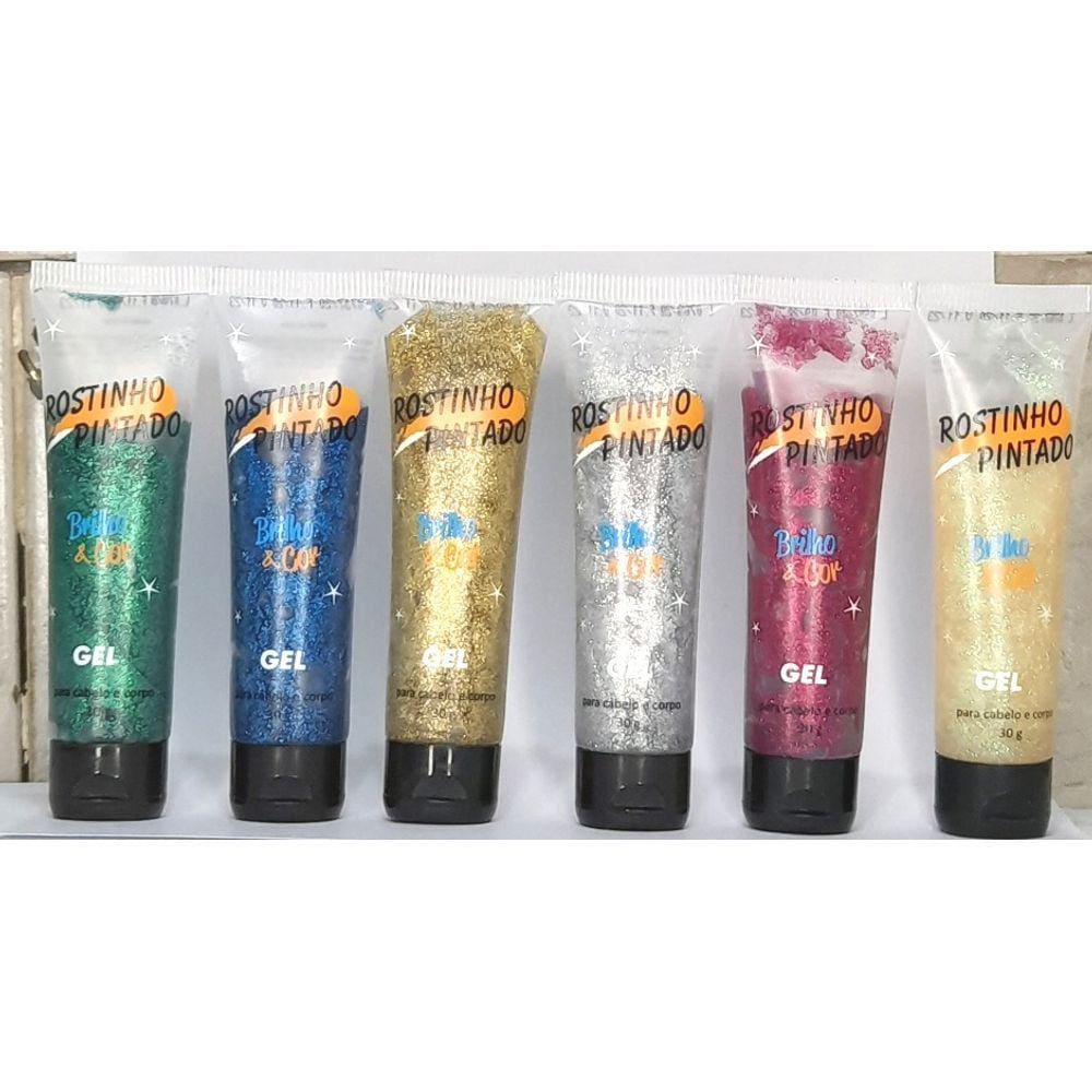 Gel de cabelo COR E BRILHO CORPO E CABELO.(Cor a escolher )