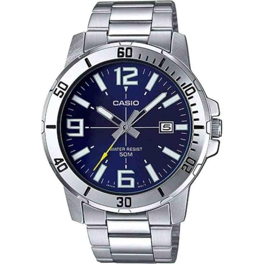 Relógio Casio Masculino Prata Mtp-Vd01d-2Bvudf