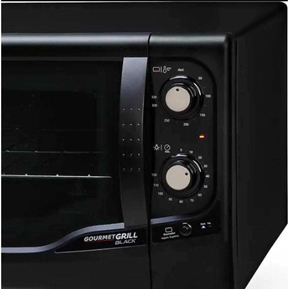 Forno 44L Fischer Eletrico Gourmet GRILL - 9741-79187 BLACK 110 VOLTS