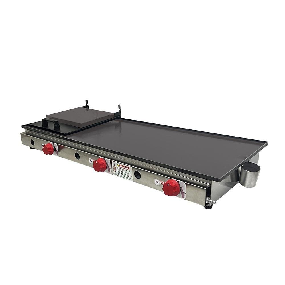 Chapa Sanduicheira Industrial 1 m com Prensa Cefaz CSI-03